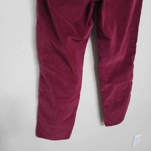 Lane Bryant Corduroy Pants Womens 14 Red Burgundy Marron Fall Winter Casual - Picture 10 of 10
